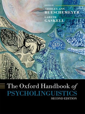 cover image of The Oxford Handbook of Psycholinguistics